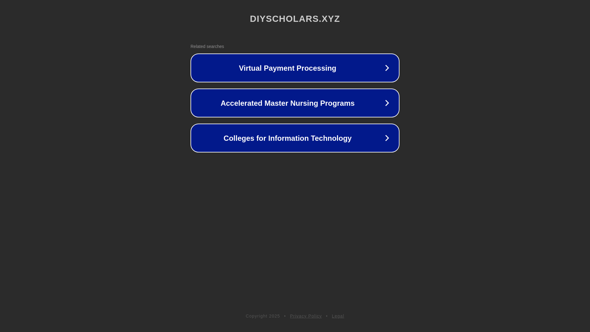 website screenshot of https://diyscholars.xyz/