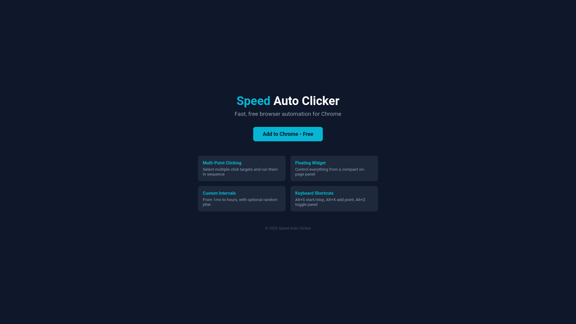 website screenshot of https://speedclicker.pages.dev/