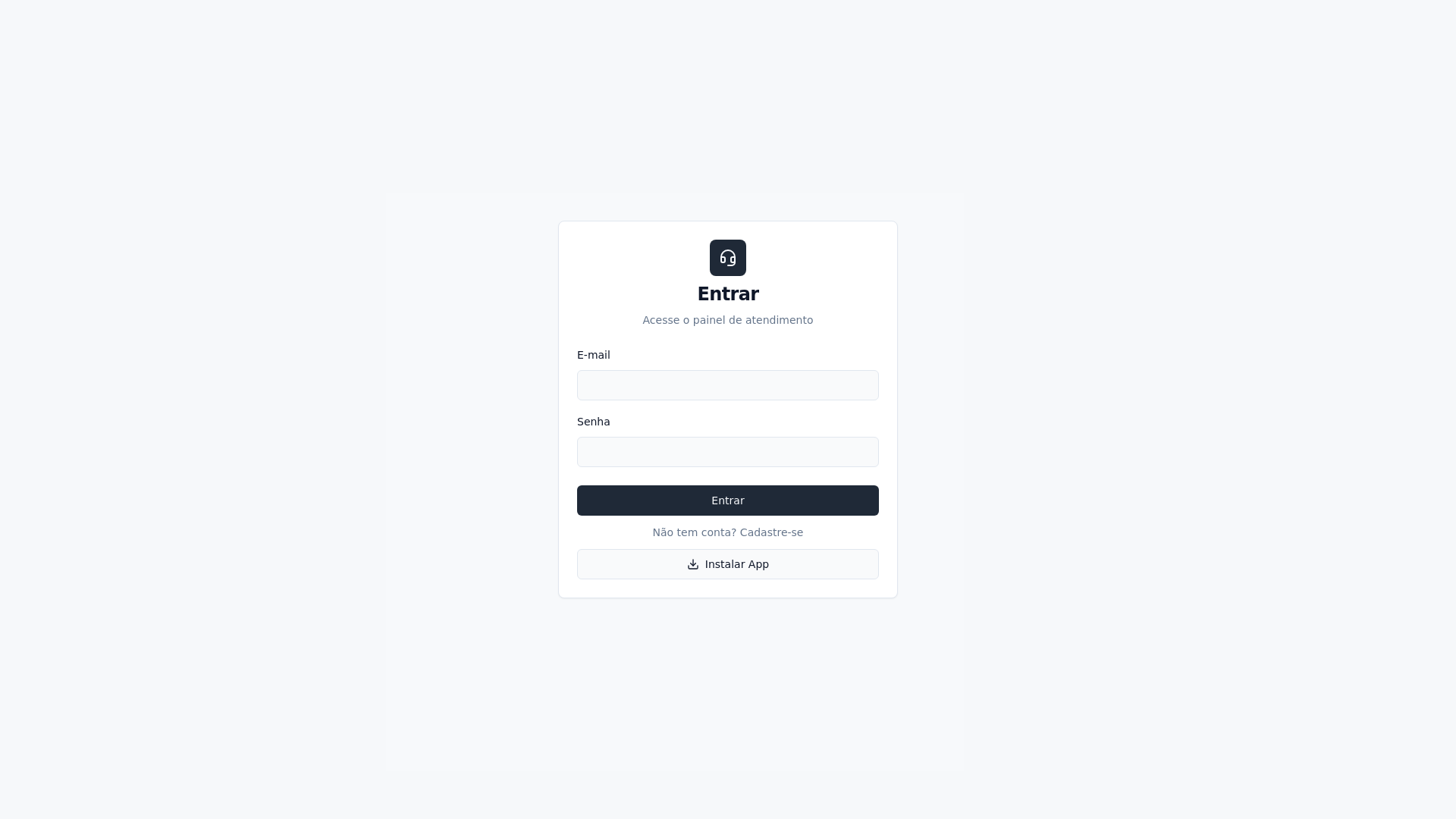 website screenshot of https://atendimentofocosmart.com.br