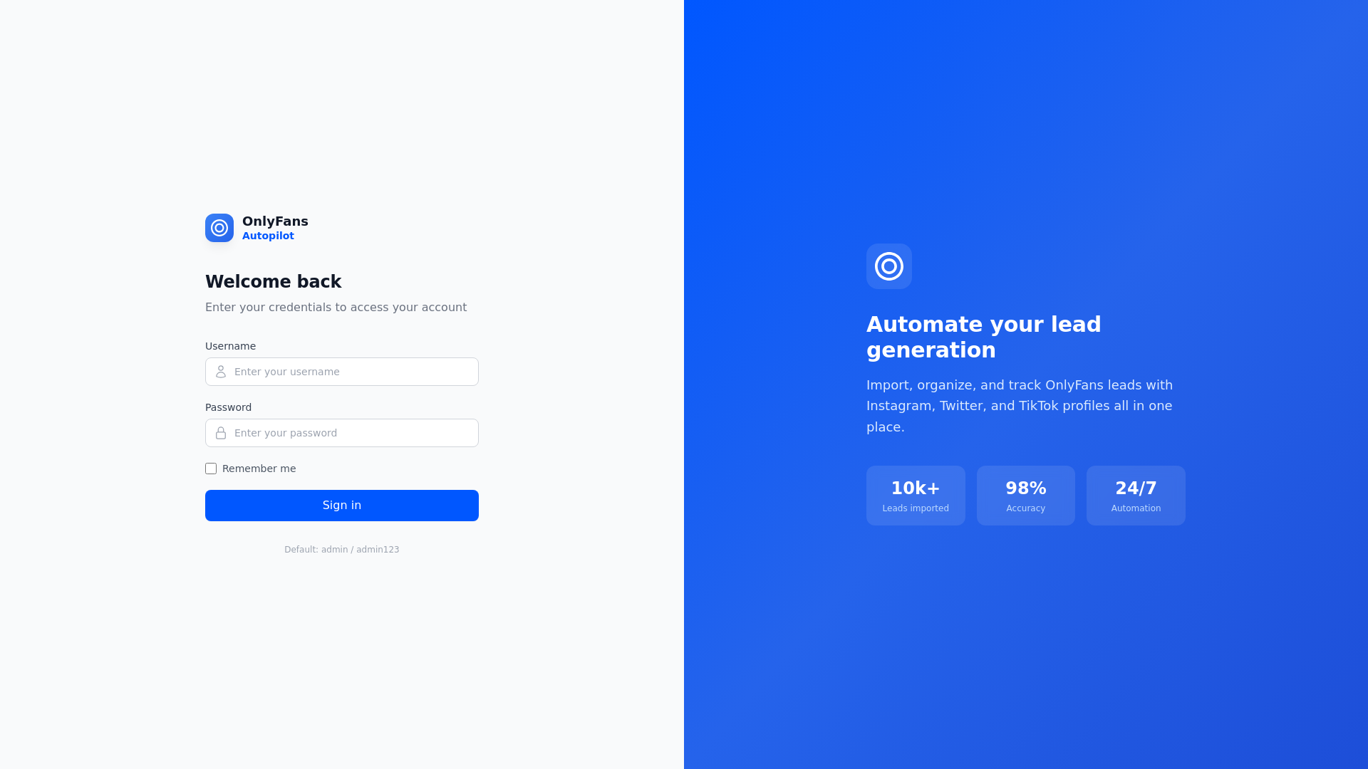 website screenshot of https://ofautopilot-prod-3yj.pages.dev/