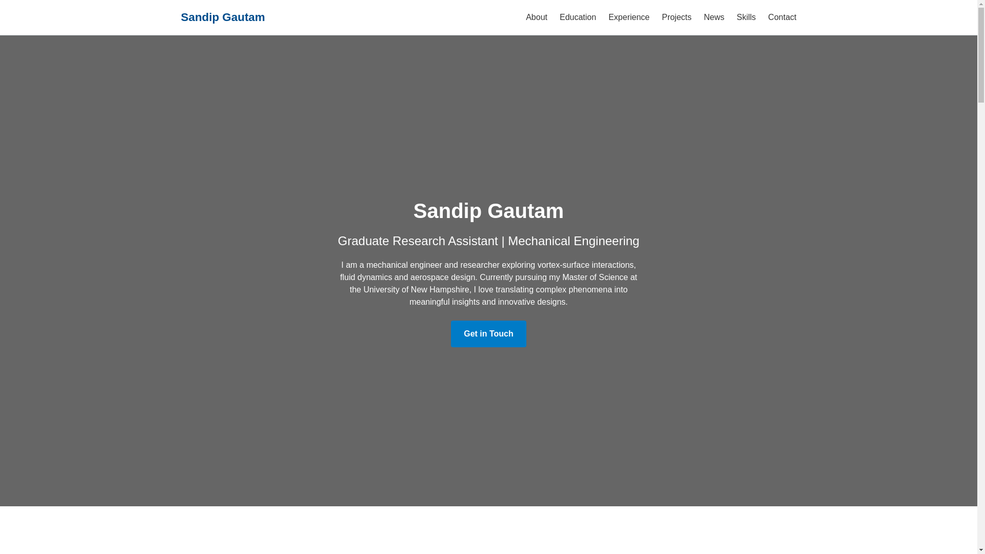 website screenshot of https://sandipgtm.com.np/