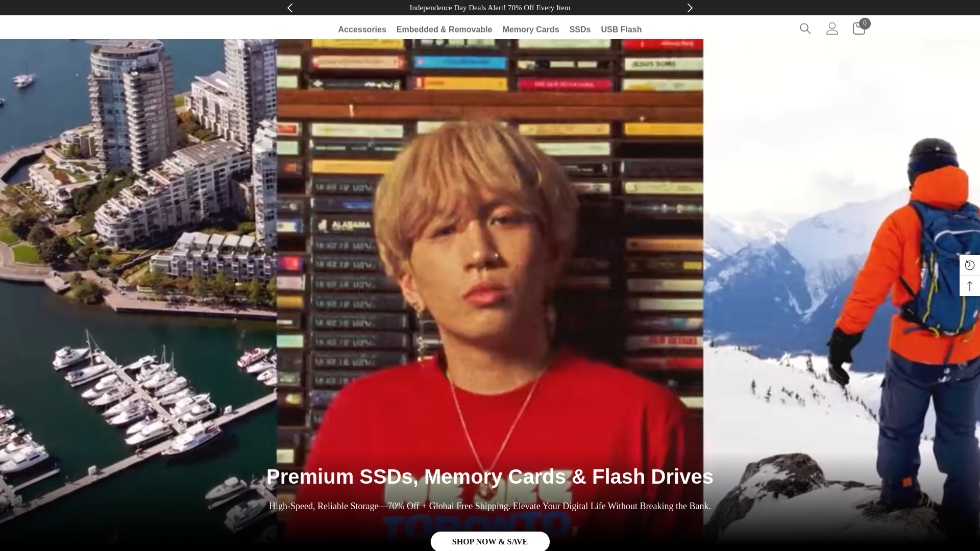 website screenshot of https://sandiskmalls.com/