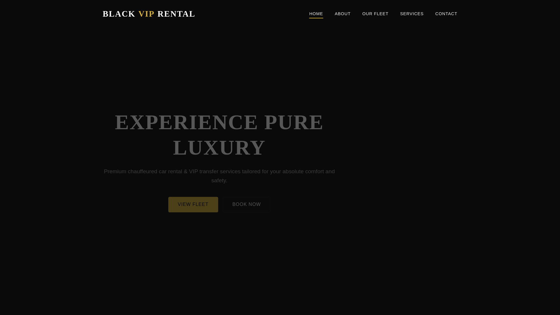 website screenshot of https://blackviprental.pages.dev/