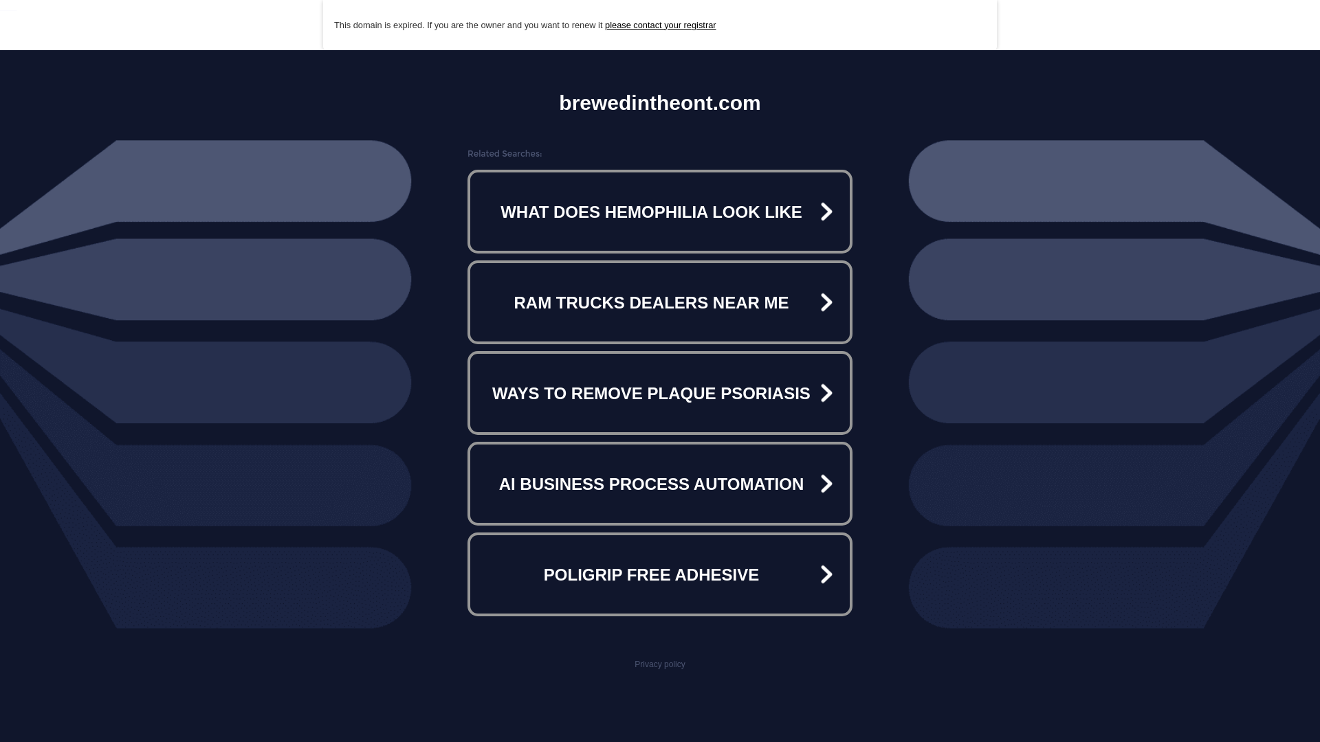 website screenshot of https://brewedintheont.com/