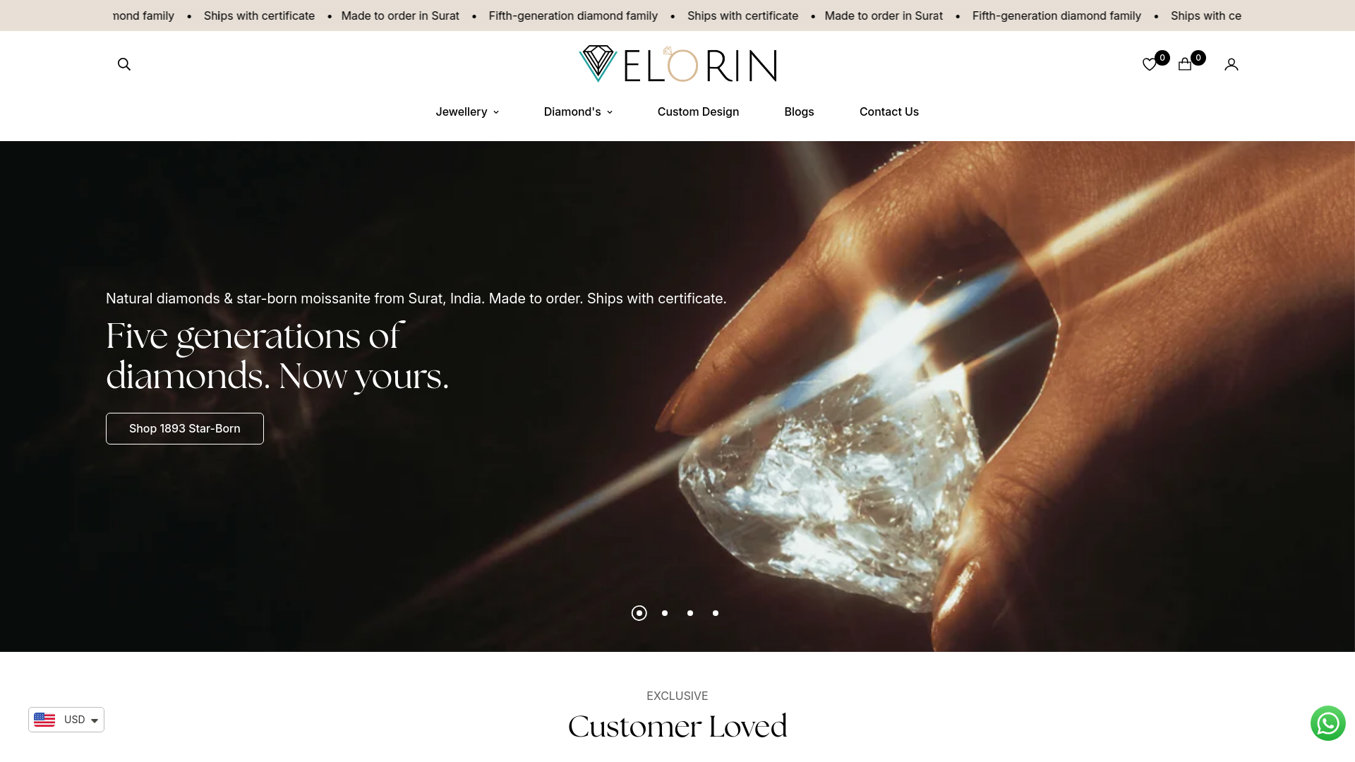website screenshot of https://velorin.co.uk/