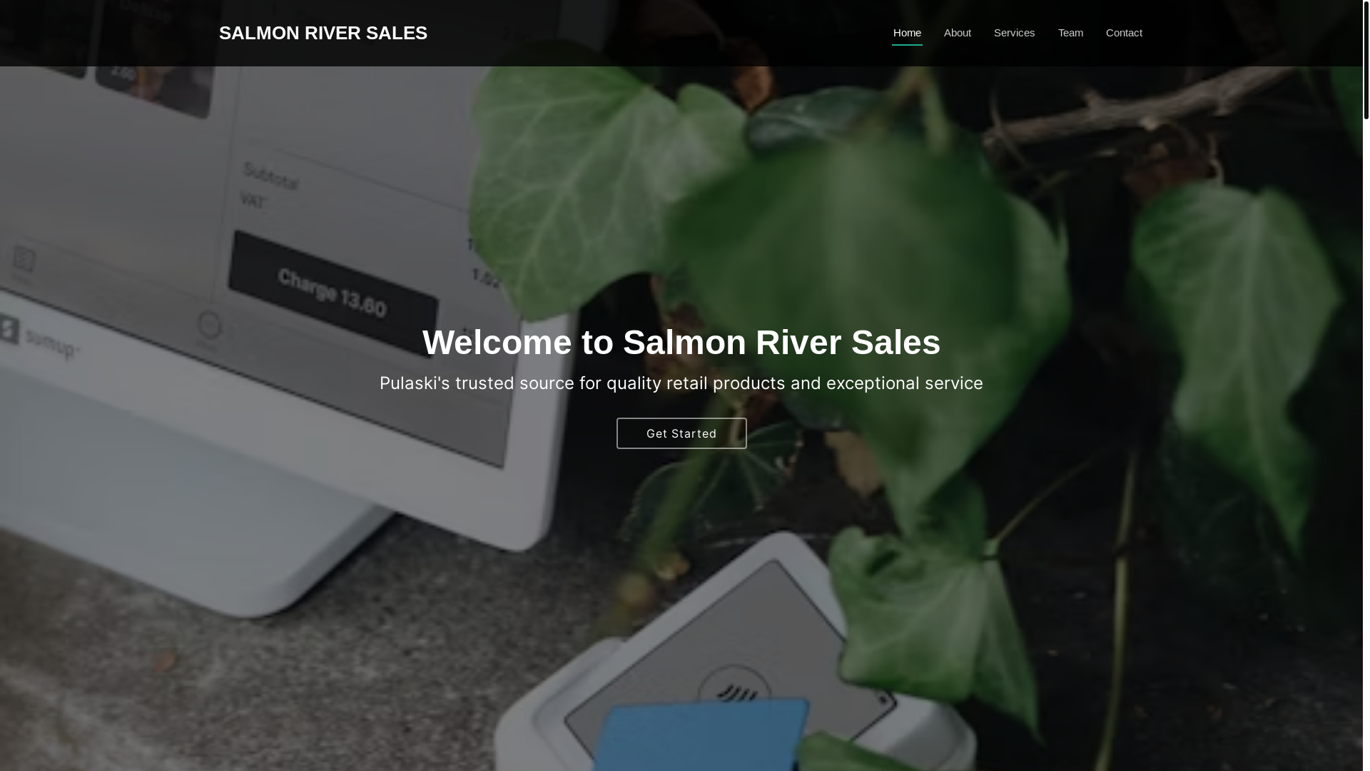 website screenshot of https://salmon-river-sales.pages.dev/