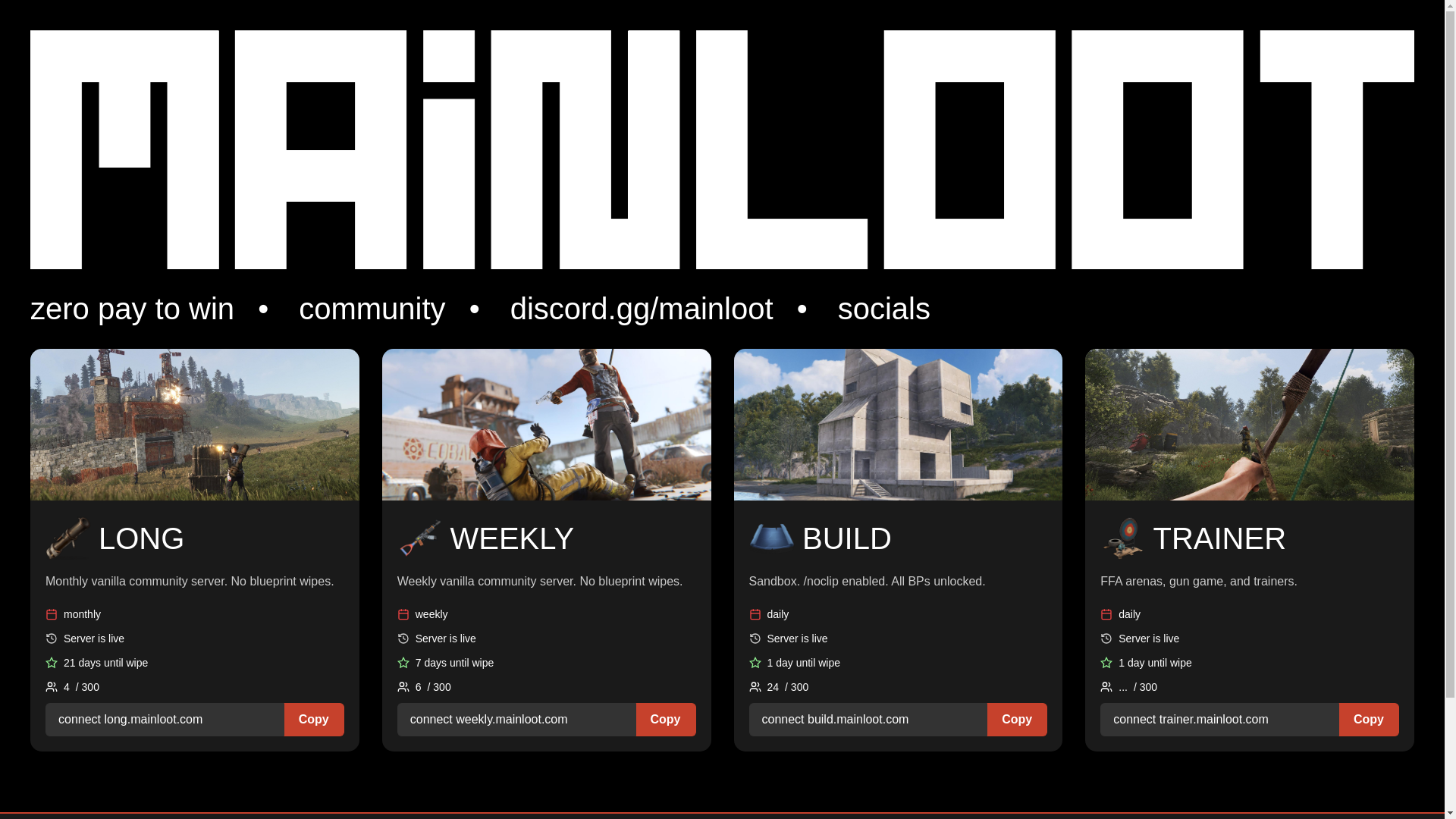 website screenshot of https://mainloot-com-15s.pages.dev/