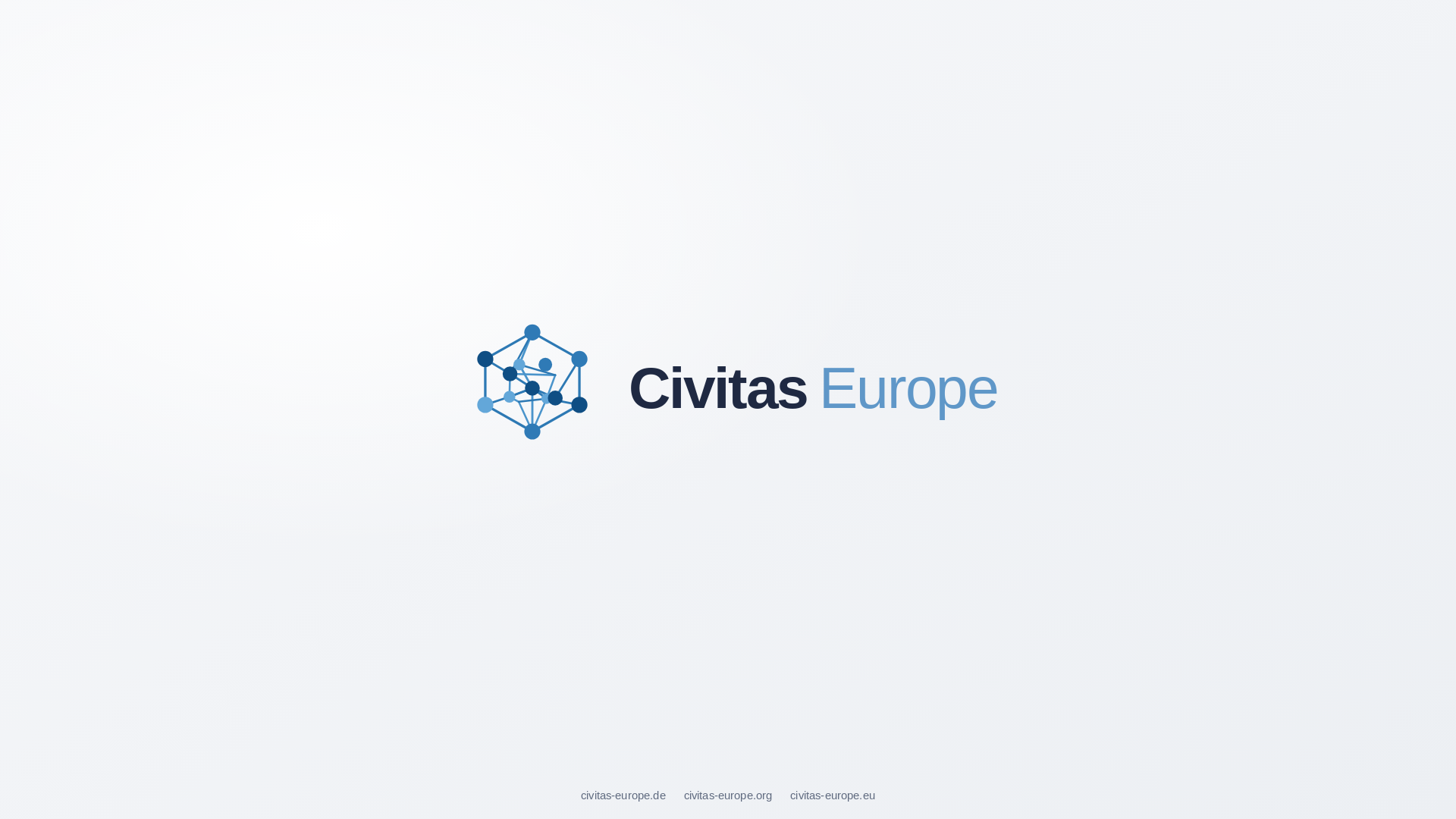 website screenshot of https://civitas-europe.de/