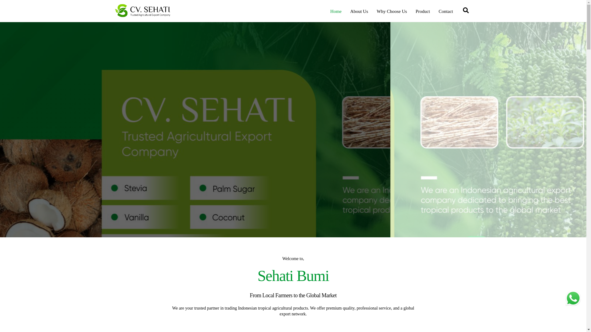 website screenshot of https://sehatibumi.com/