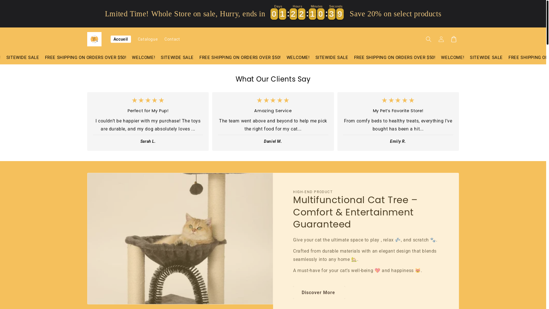 website screenshot of https://tailwaggerspurrfect.com/