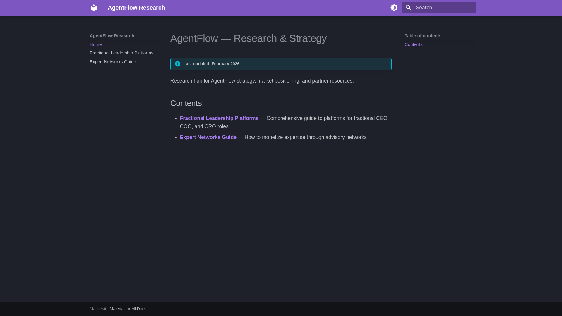 website screenshot of https://agentflow-research.pages.dev/