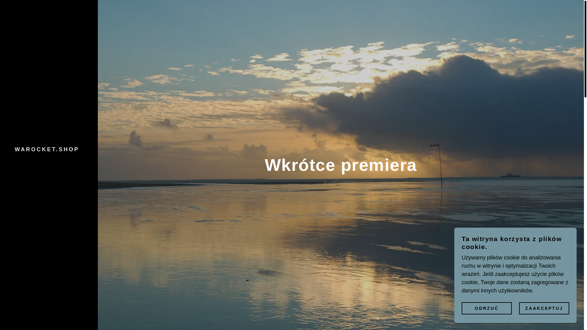 website screenshot of https://warocket.shop/