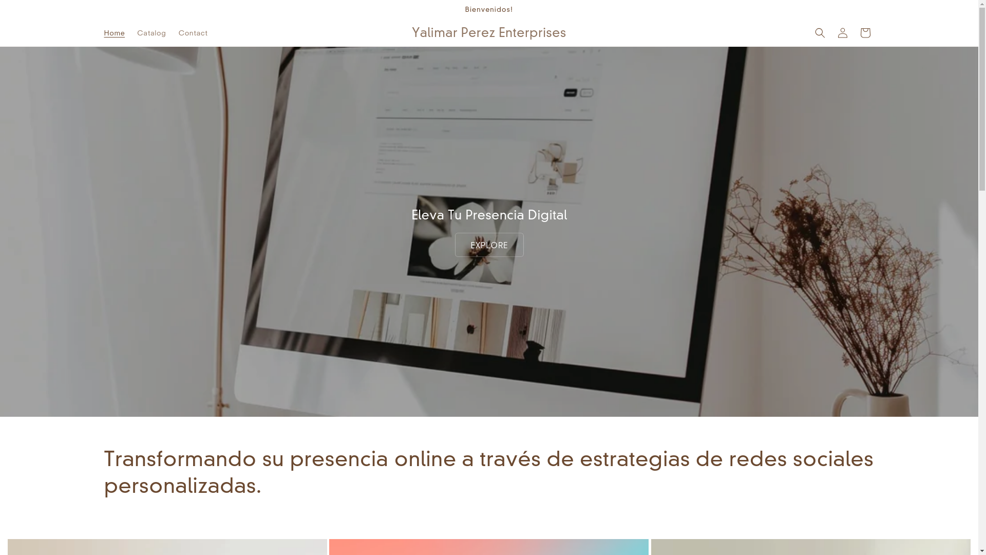 website screenshot of https://yalimarenterprises.com/