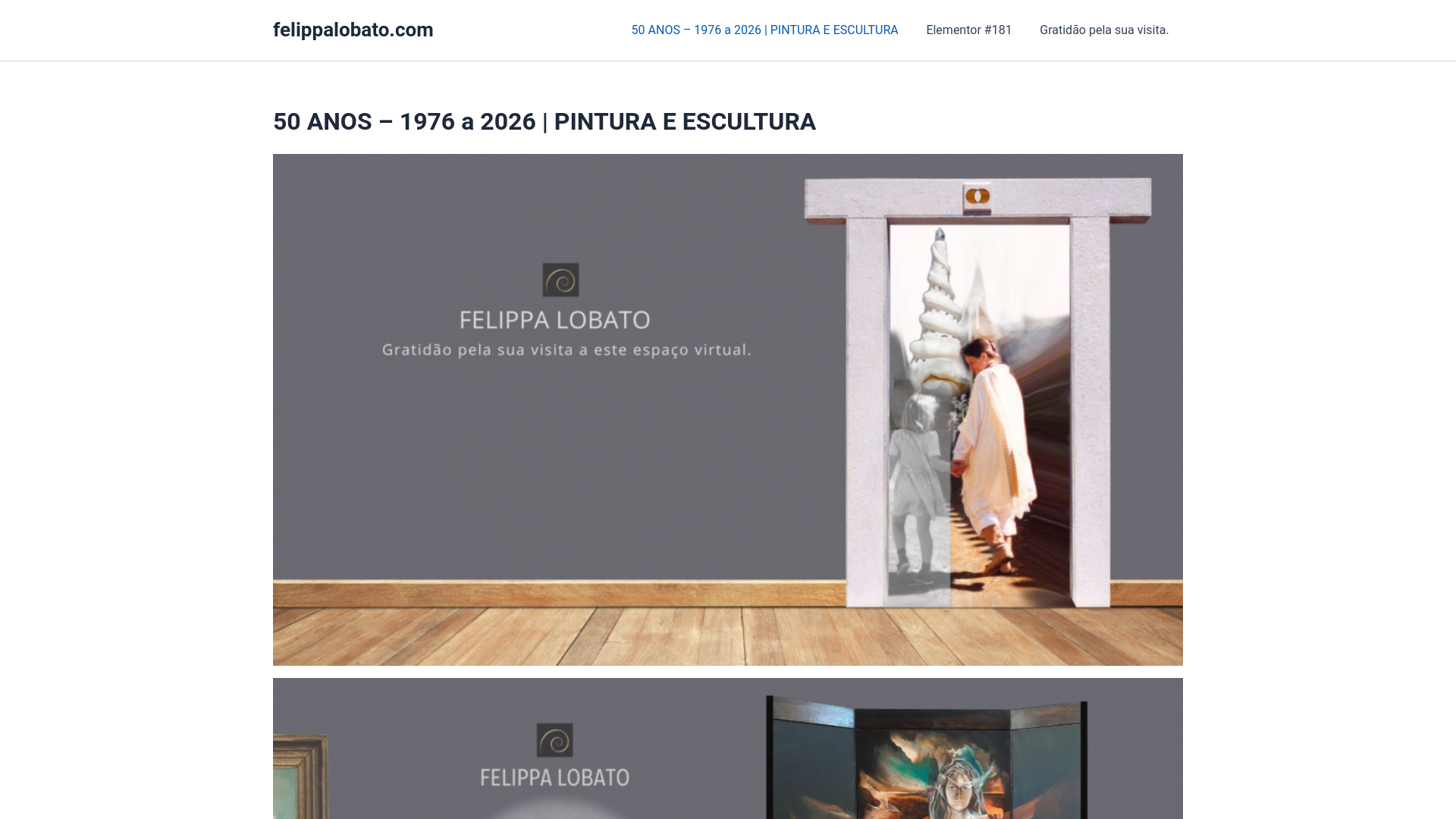 website screenshot of https://felippalobato.com/