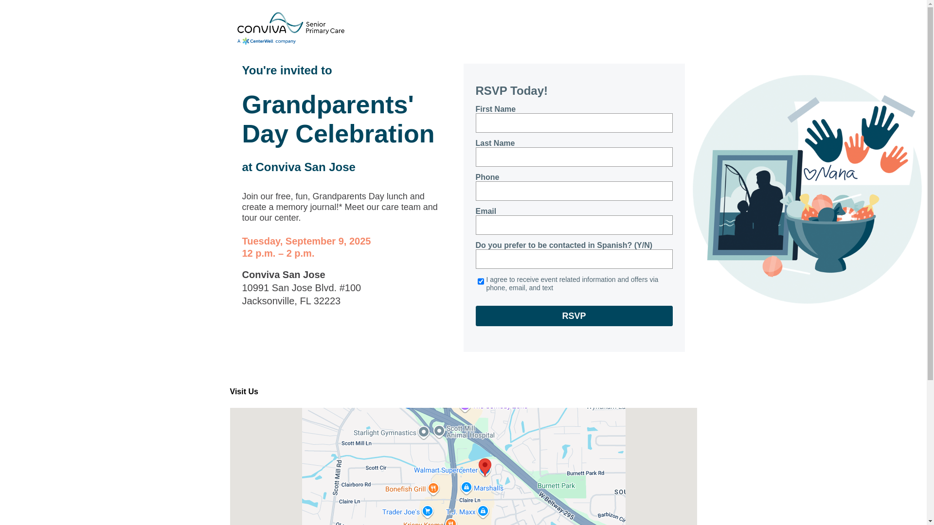 website screenshot of https://convivasanjose1.com/