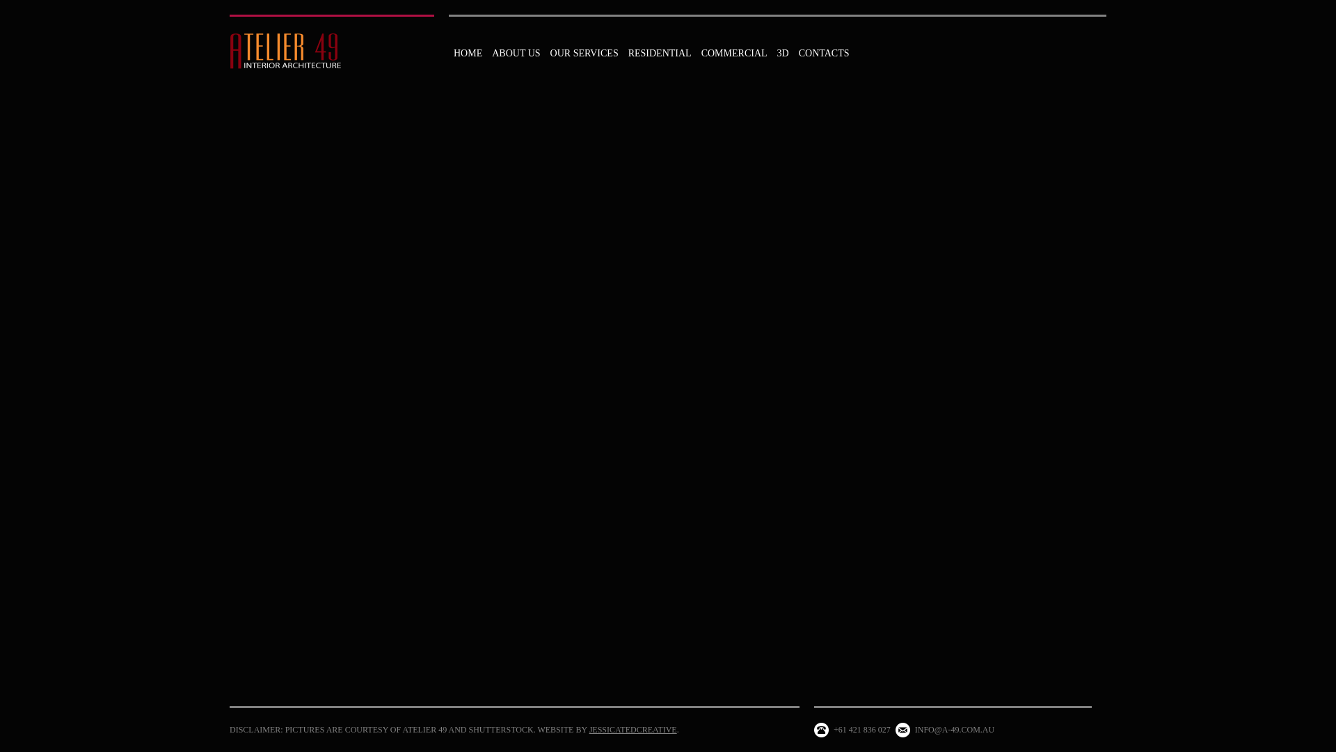 website screenshot of https://vdprojects.com.au/