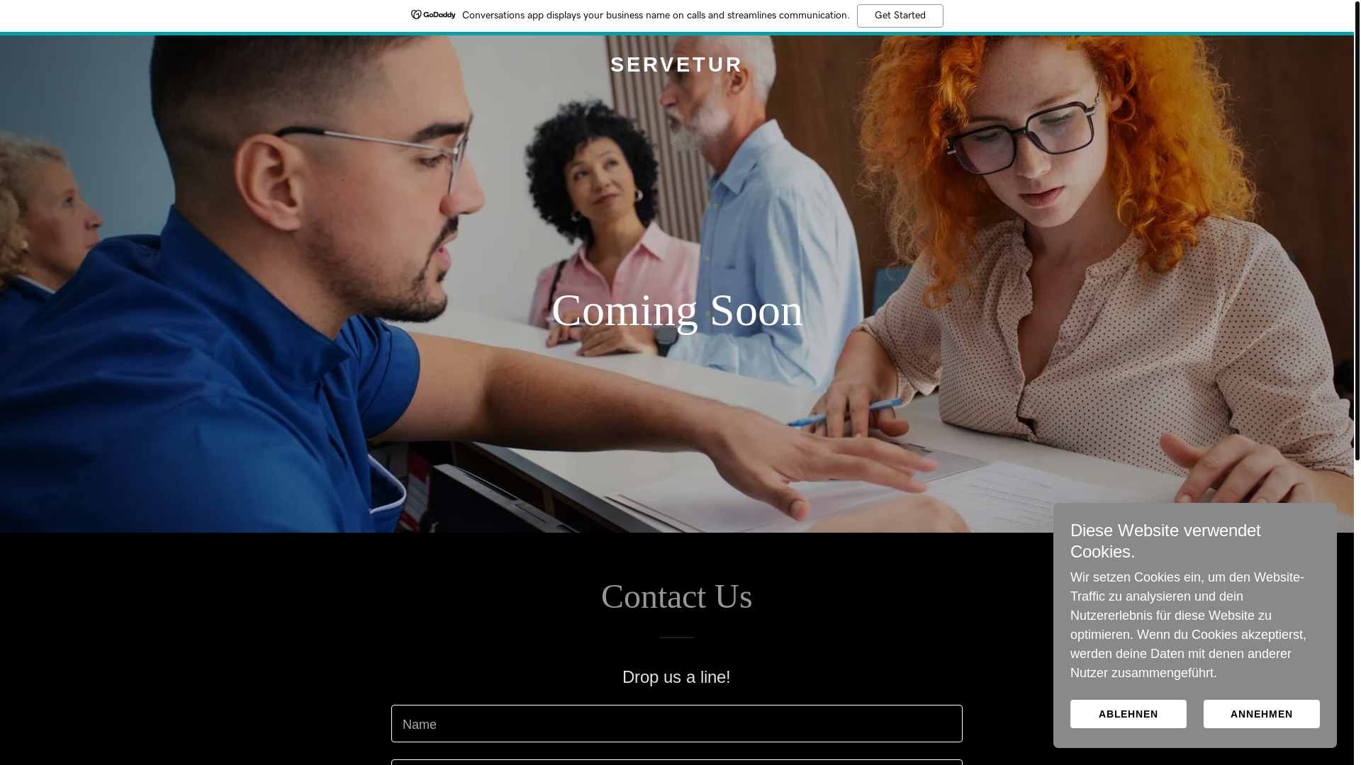 website screenshot of https://servetur.com/