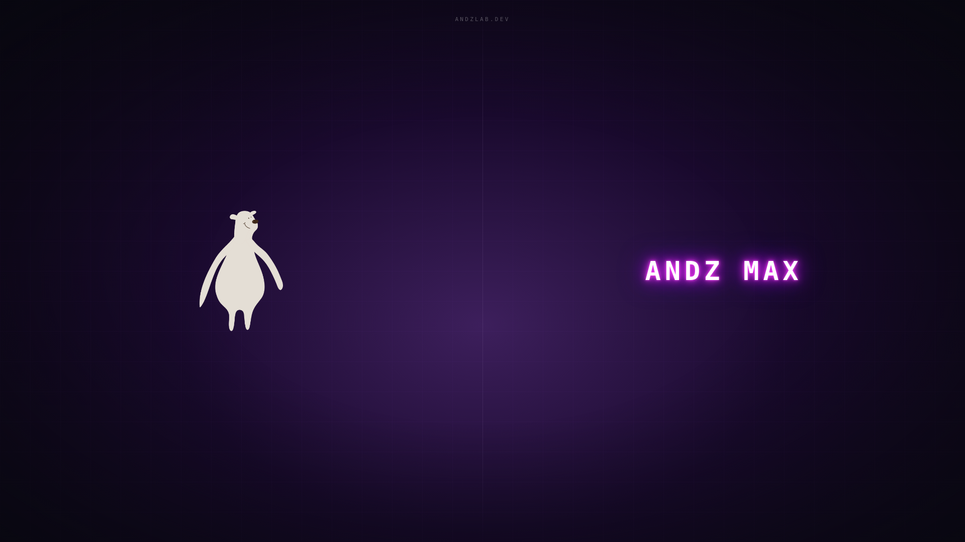 website screenshot of https://andzlab.dev/