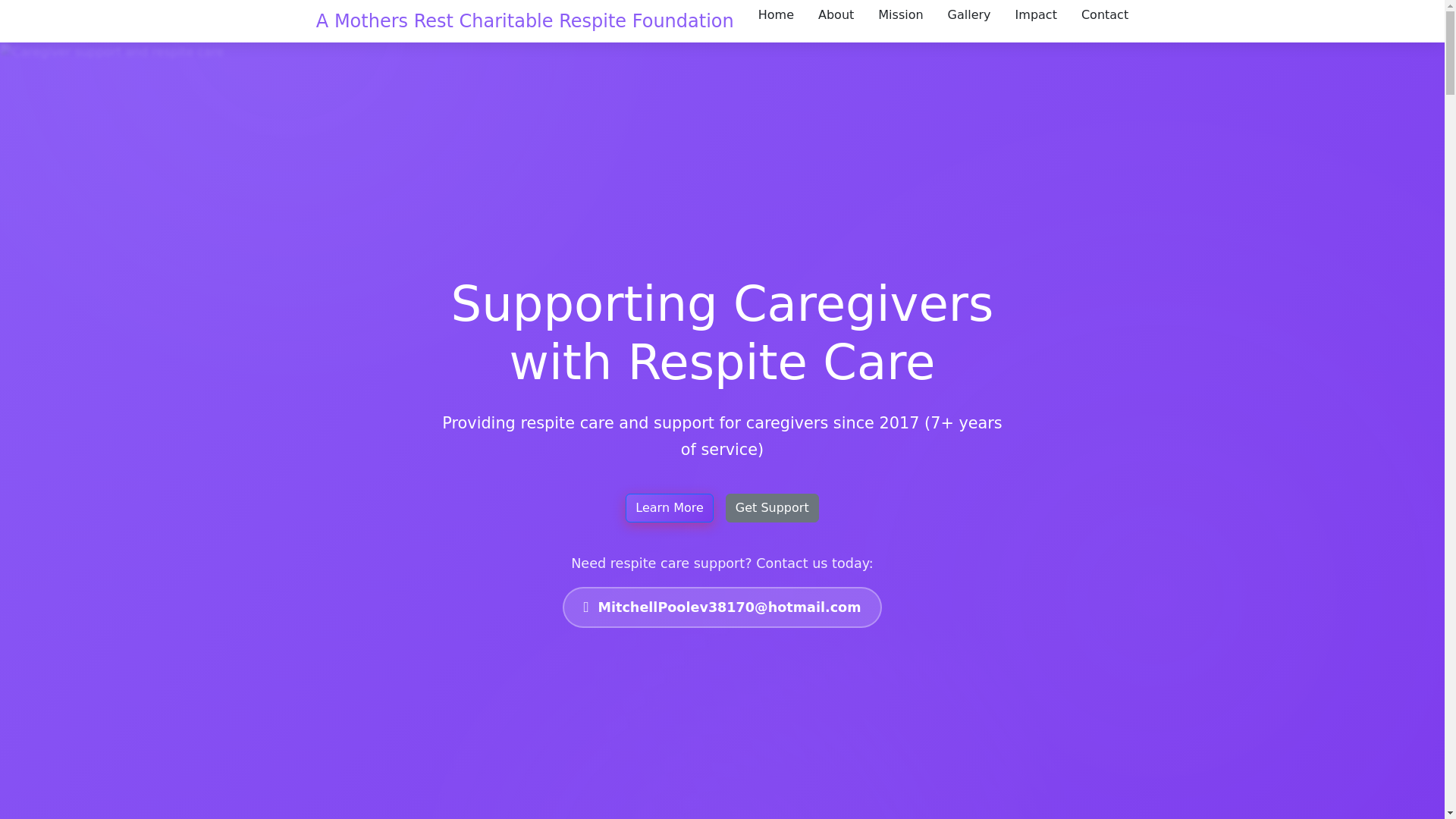 website screenshot of https://a-mothers-rest-charitable-respite-foundation.pages.dev/