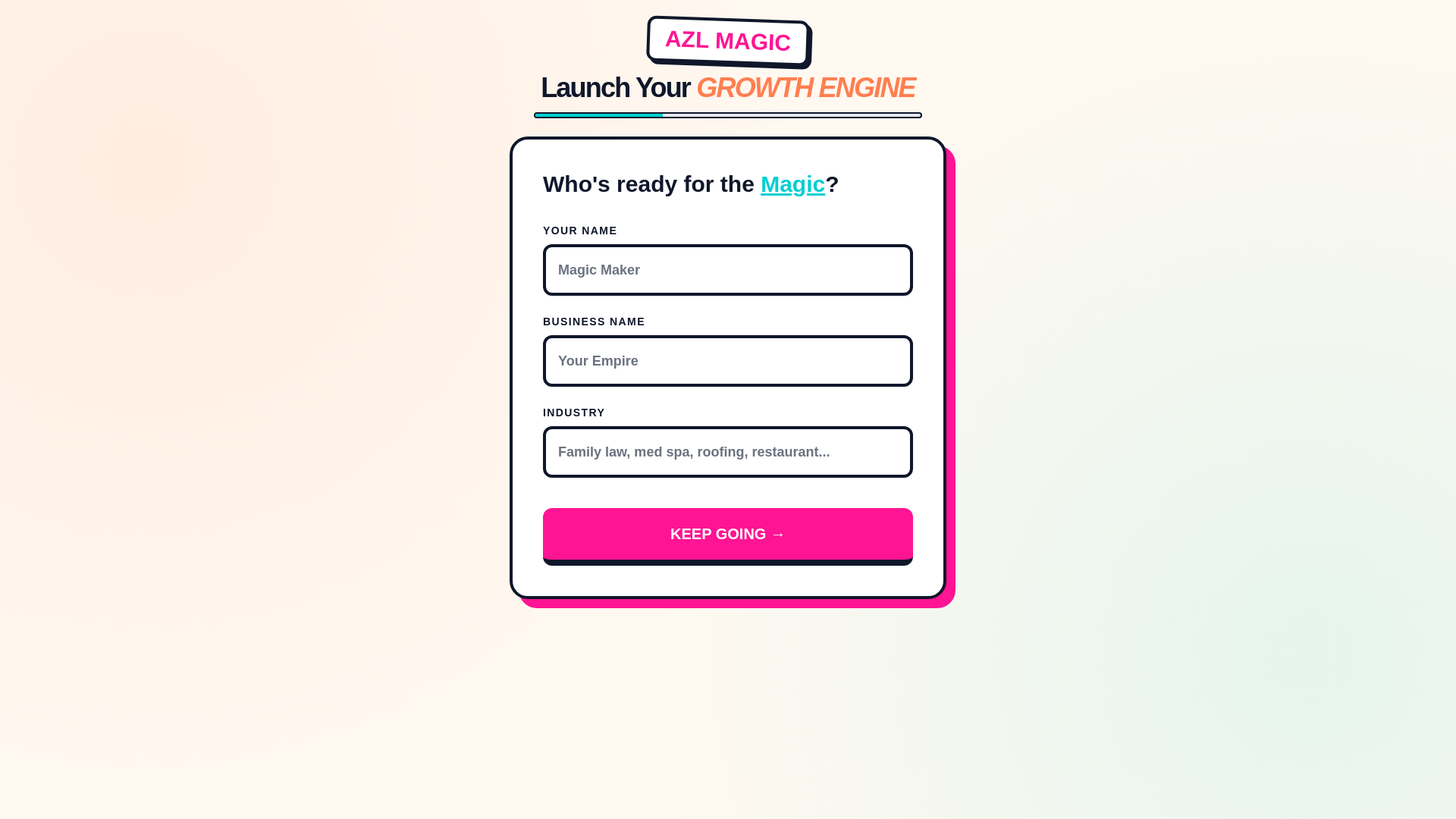 website screenshot of https://azlmagicintake.pages.dev/