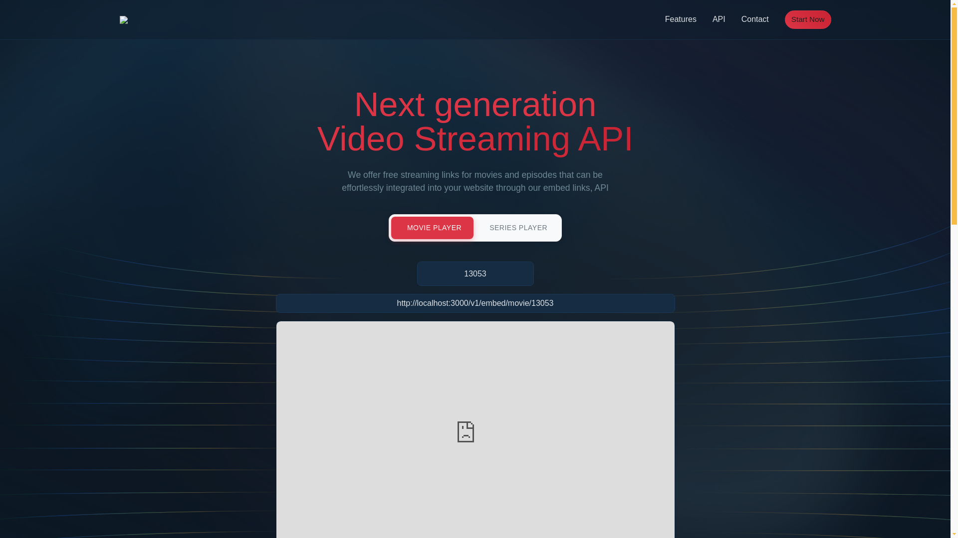 website screenshot of https://movie-src.xyz/