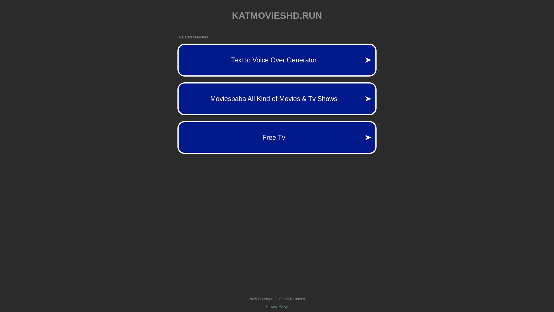 website screenshot of https://katmovieshd.run/