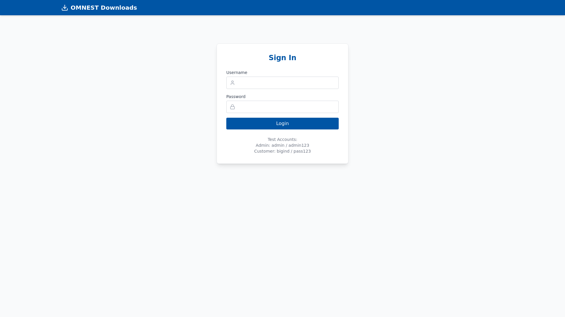 website screenshot of https://omnest-downloads.pages.dev/