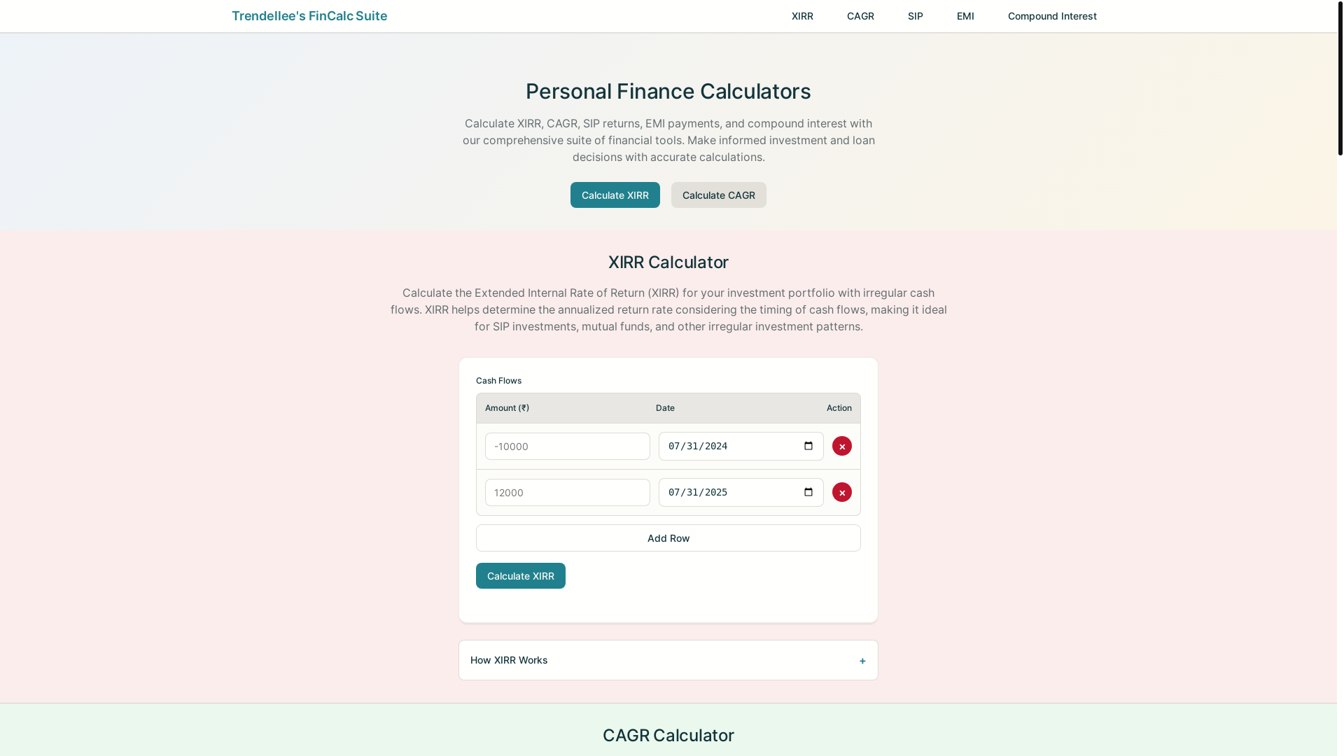 website screenshot of https://trendellee.pages.dev/