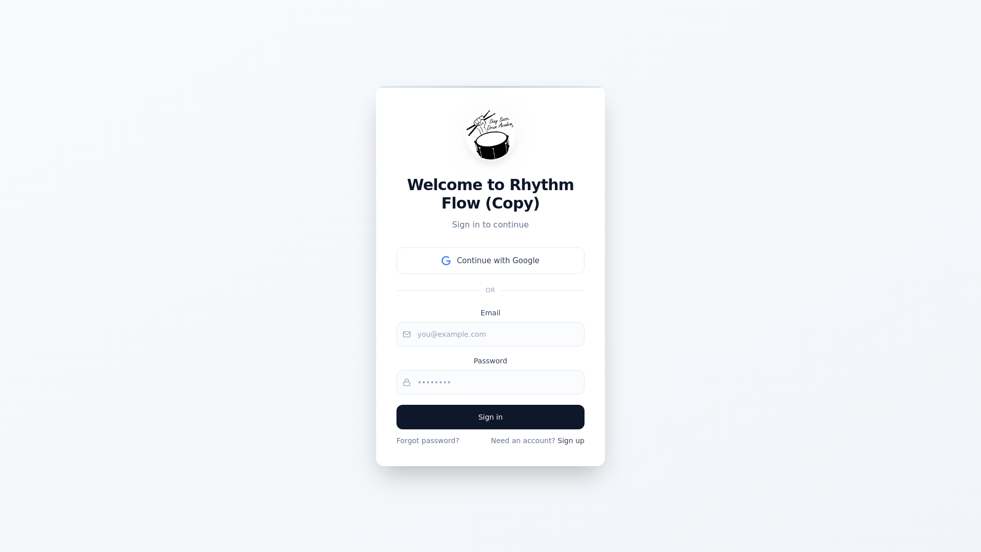 website screenshot of https://shaydrumacademy.com/