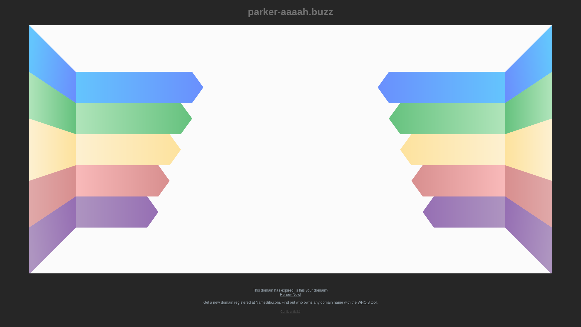 website screenshot of https://parker-aaaah.buzz/