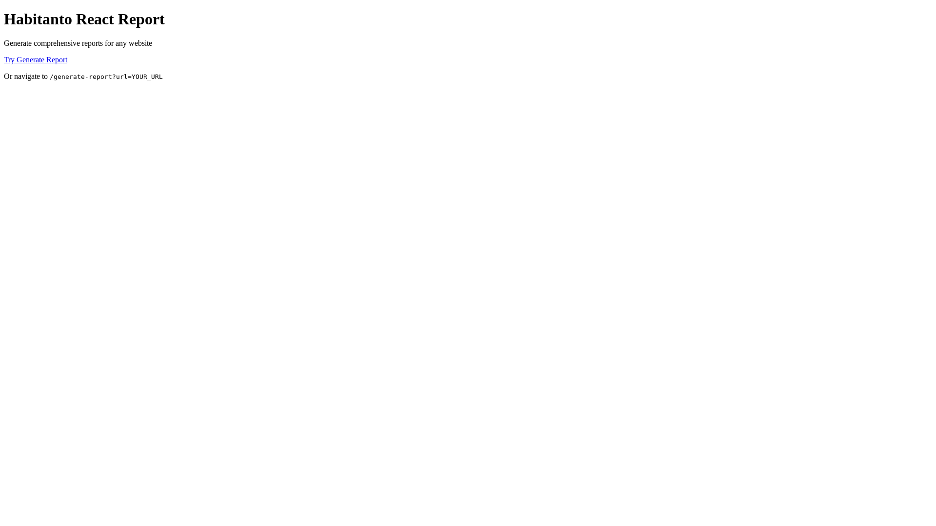 website screenshot of https://habitanto-react-report.pages.dev/