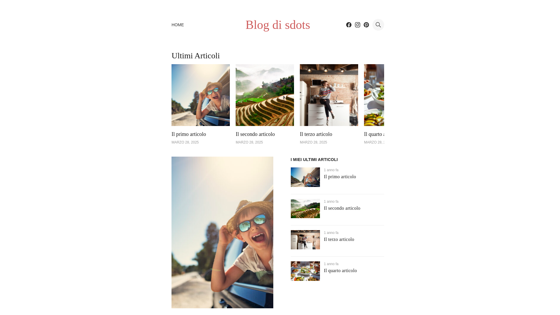 website screenshot of https://sdots.it
