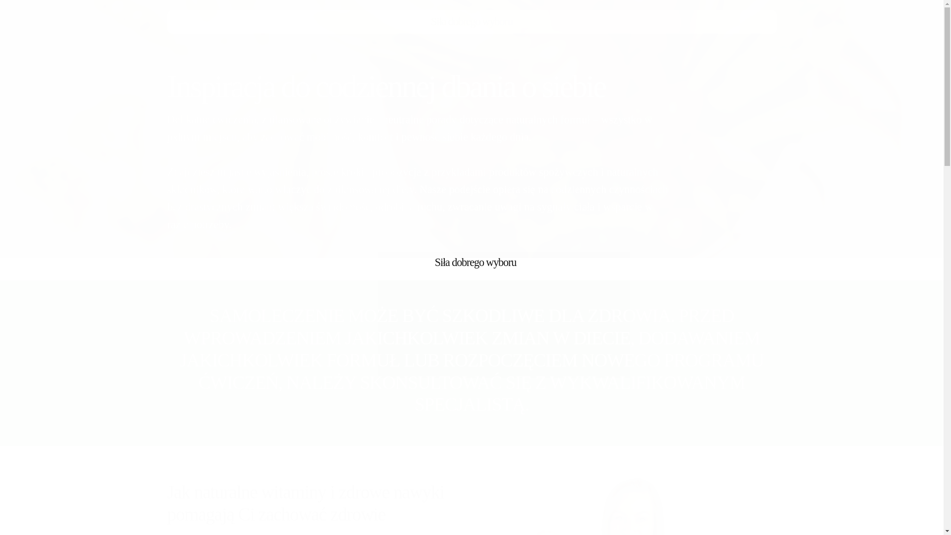 website screenshot of https://siladobregowyboruc.info/