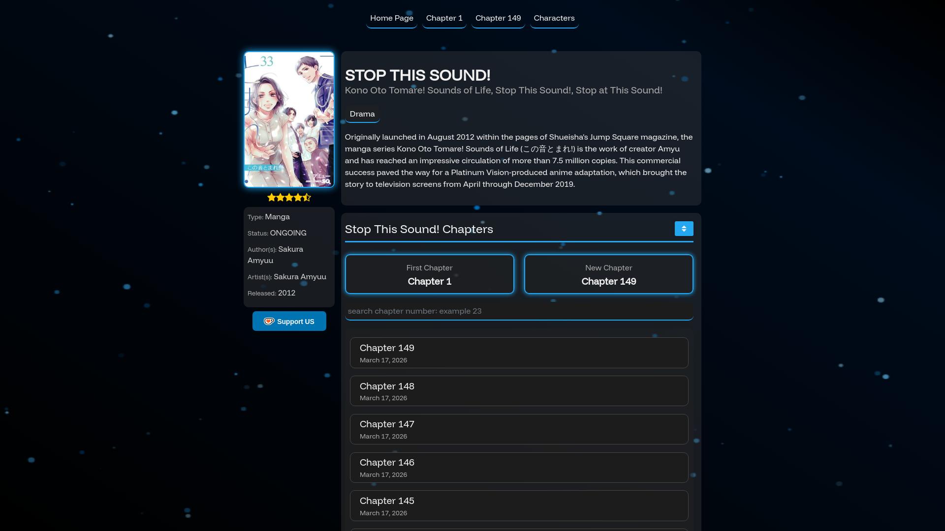 website screenshot of https://stop-this-sound.online/