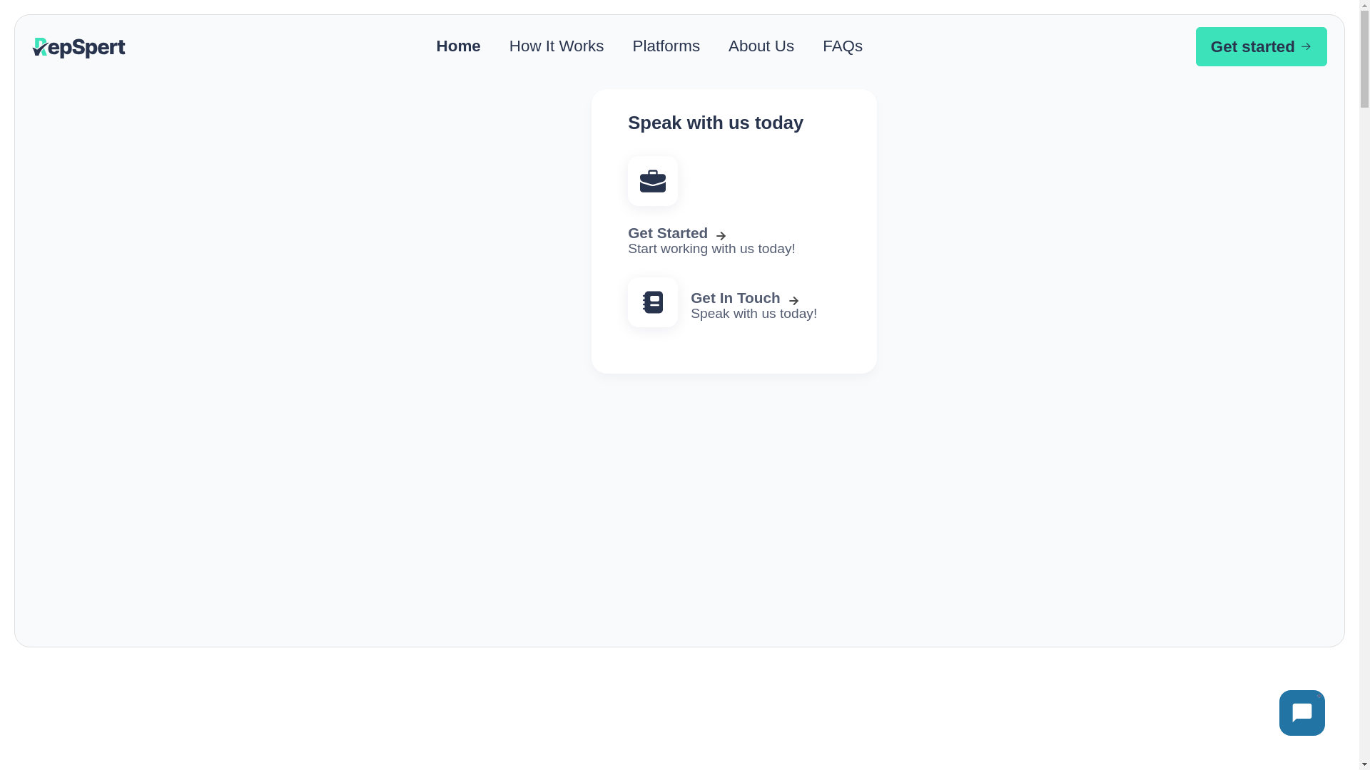 website screenshot of https://repspert-agency.org/