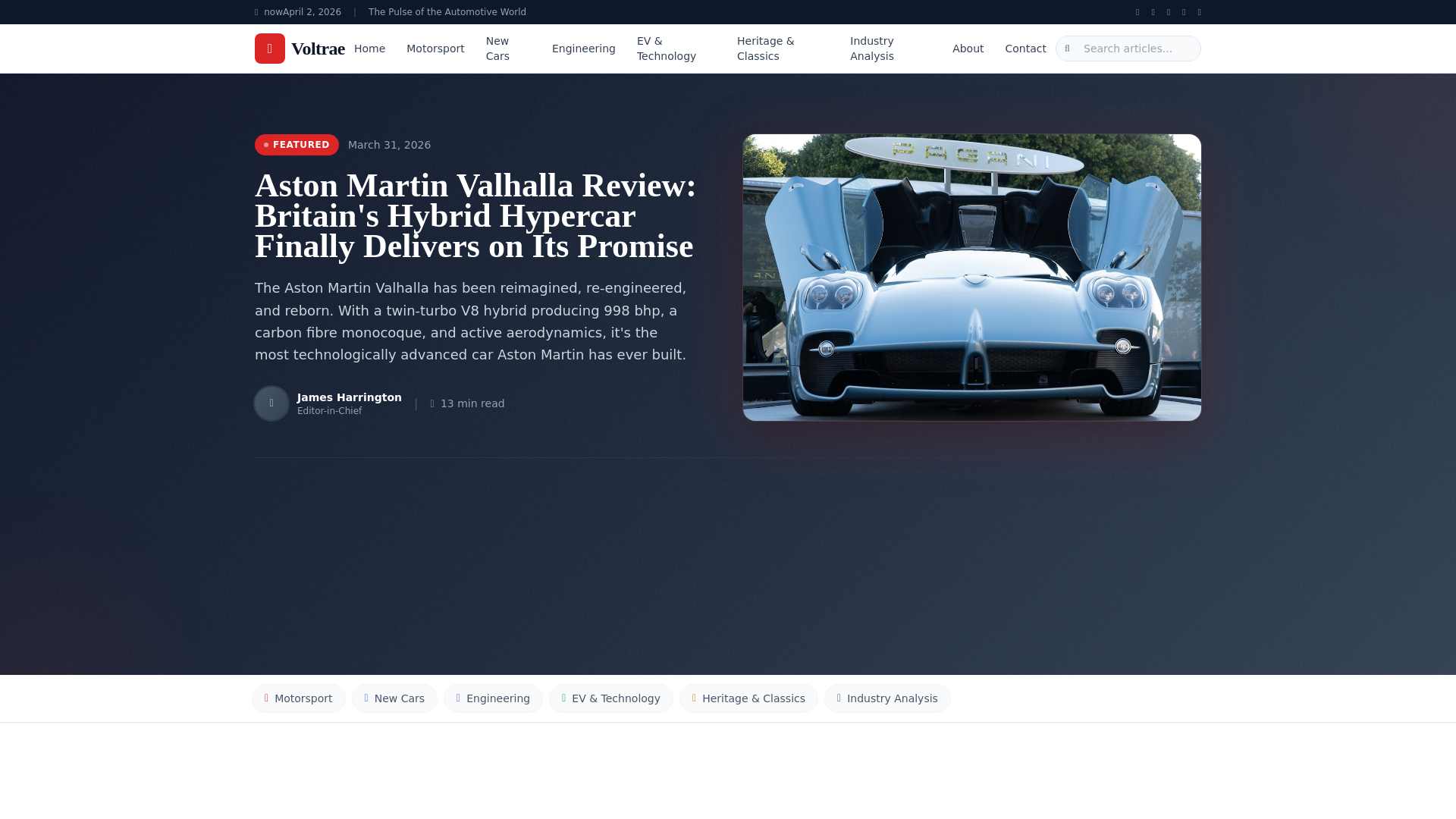 website screenshot of https://voltrae.world/