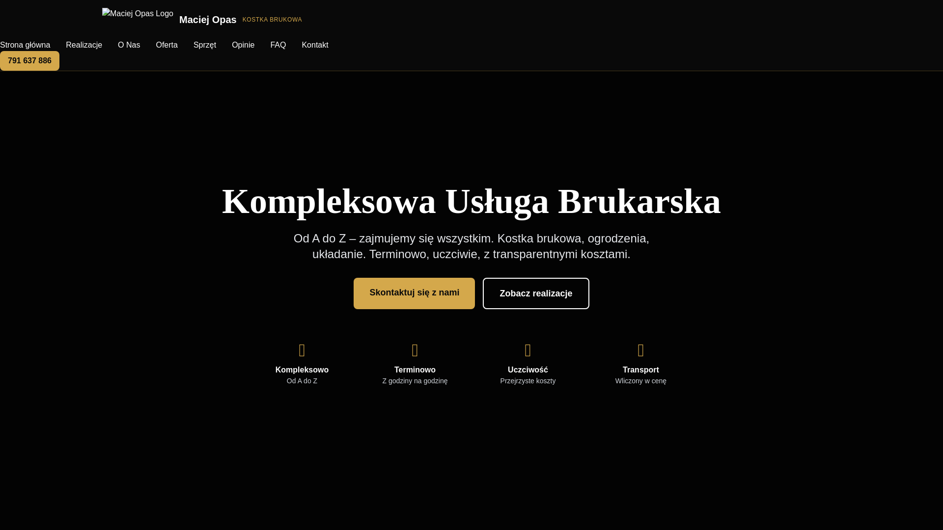website screenshot of https://stronaopas.pages.dev/