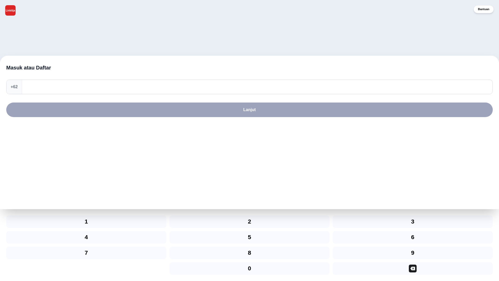 website screenshot of https://linkaja-redward-250ribu.pages.dev/