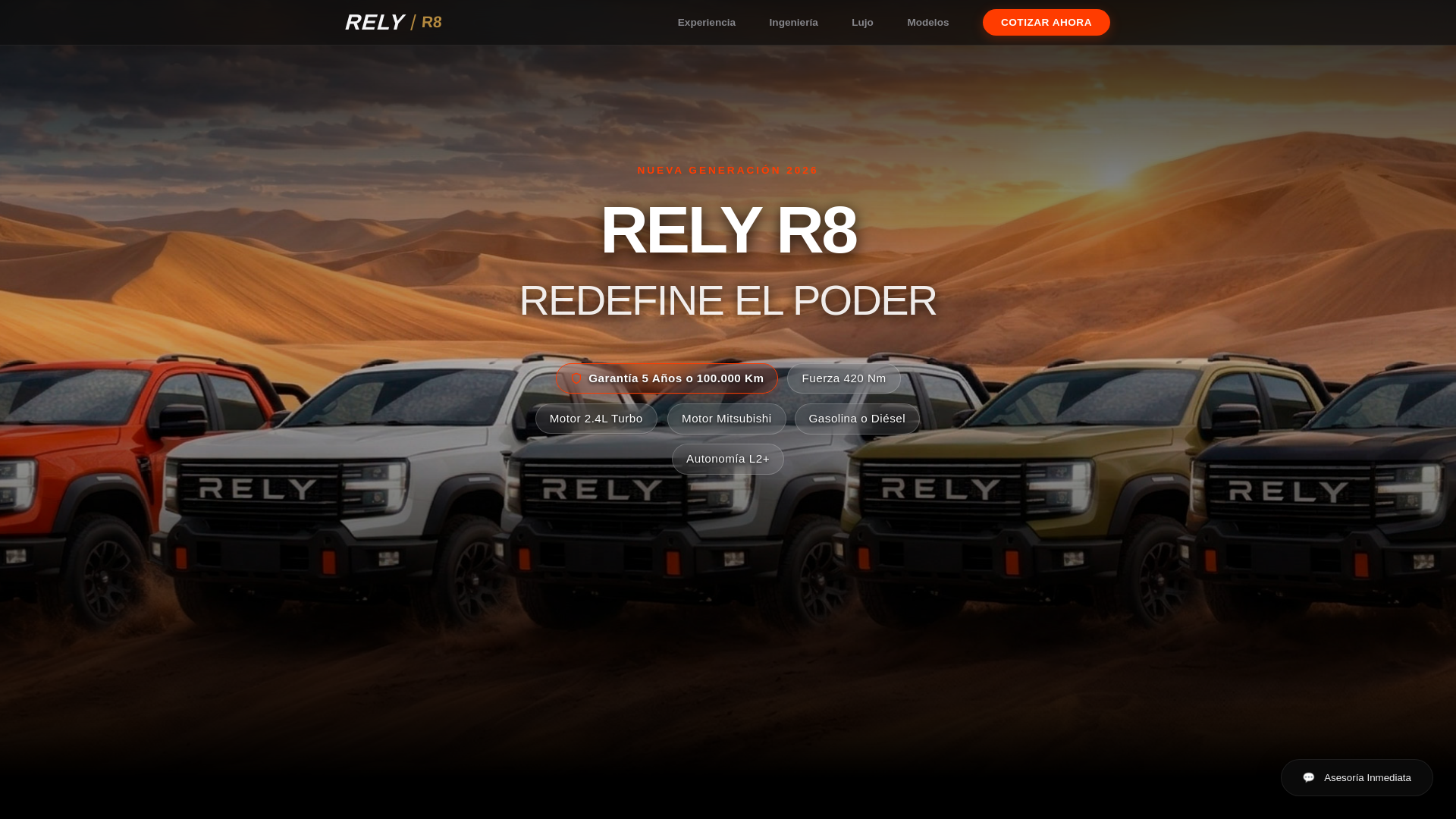 website screenshot of https://relyoccidente.com
