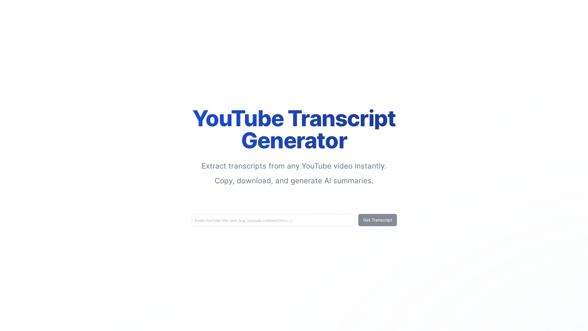 website screenshot of https://transcript-pro.com/
