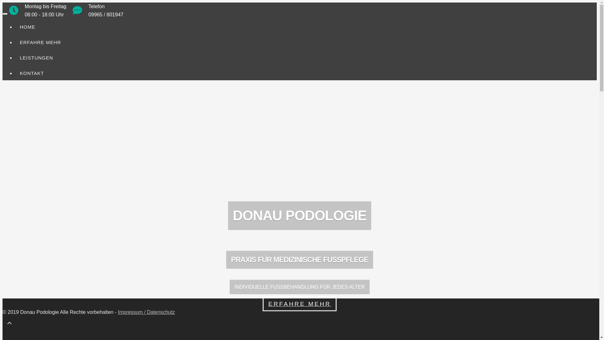 website screenshot of https://podologie-scharl.de/