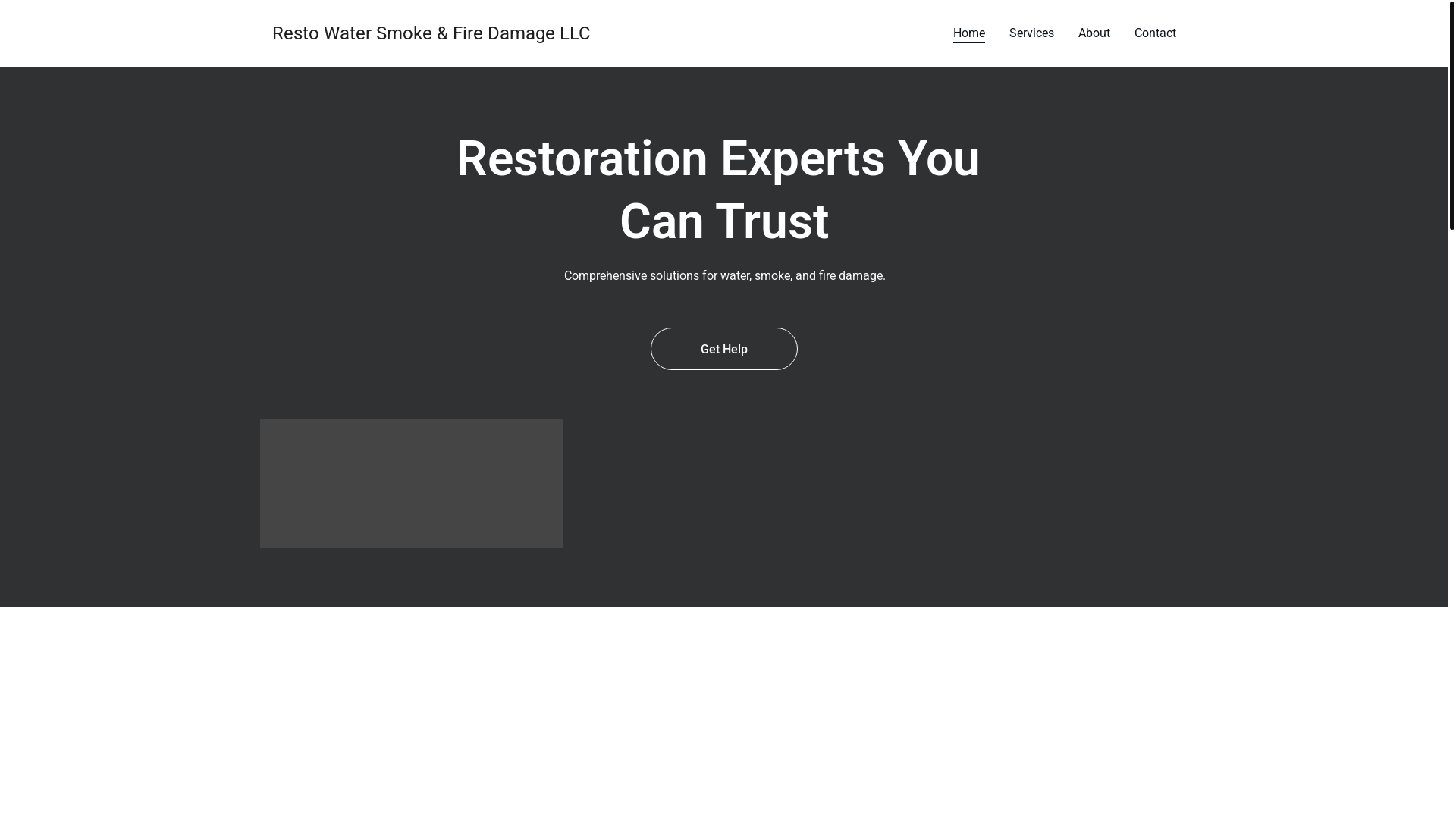 website screenshot of https://restowaterandfiredamage.site/