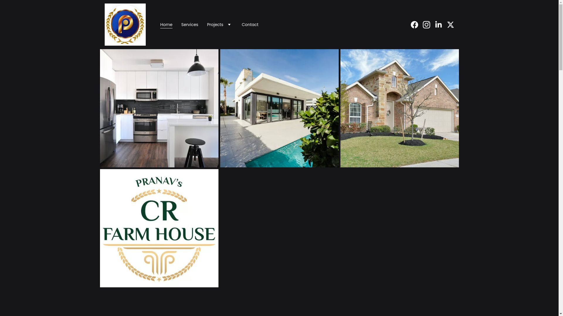 website screenshot of https://pranavdevelopers.info/