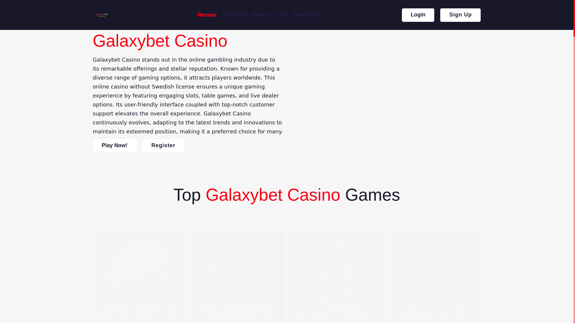 website screenshot of https://galaxybetcasino.co.uk/