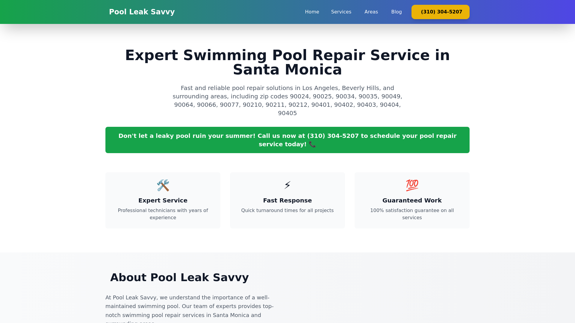 website screenshot of https://poolinspectorsantamonica.pages.dev/