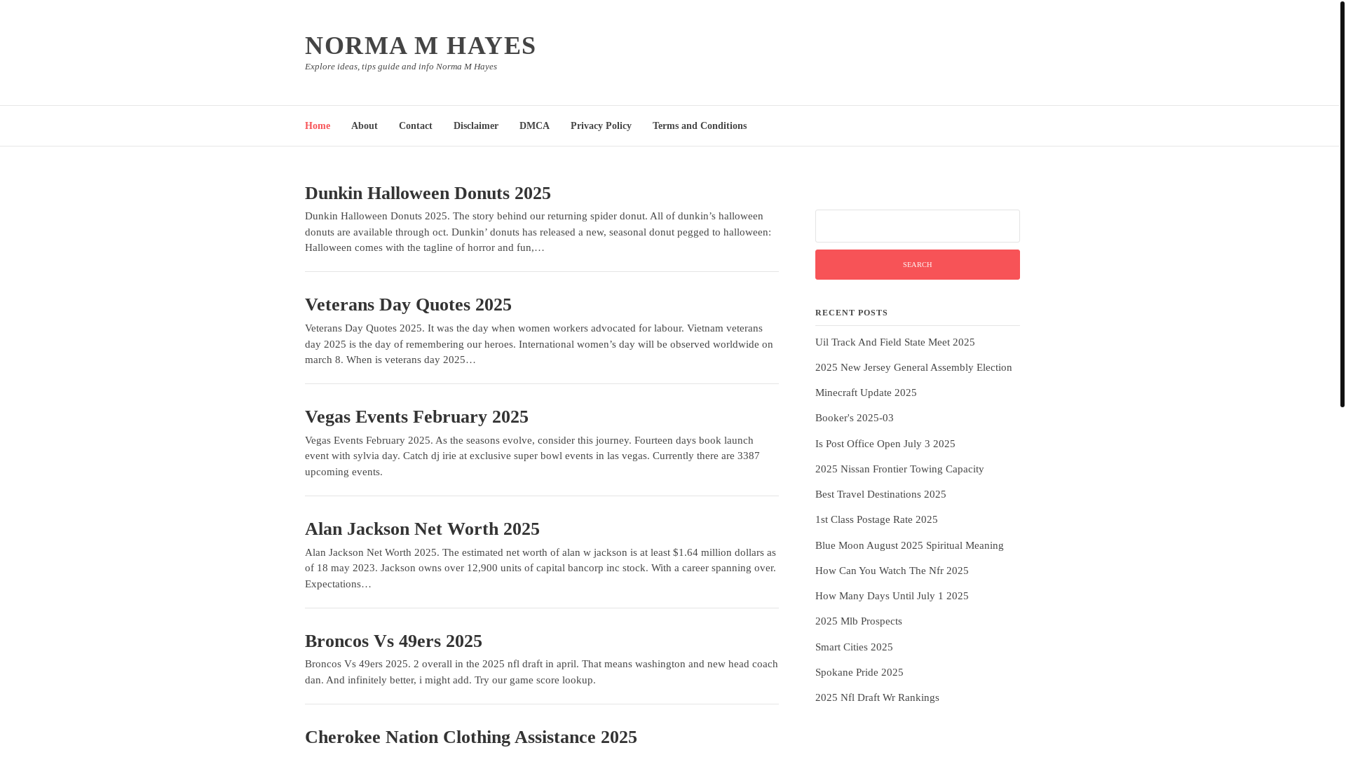 website screenshot of https://normamhayesf.pages.dev/