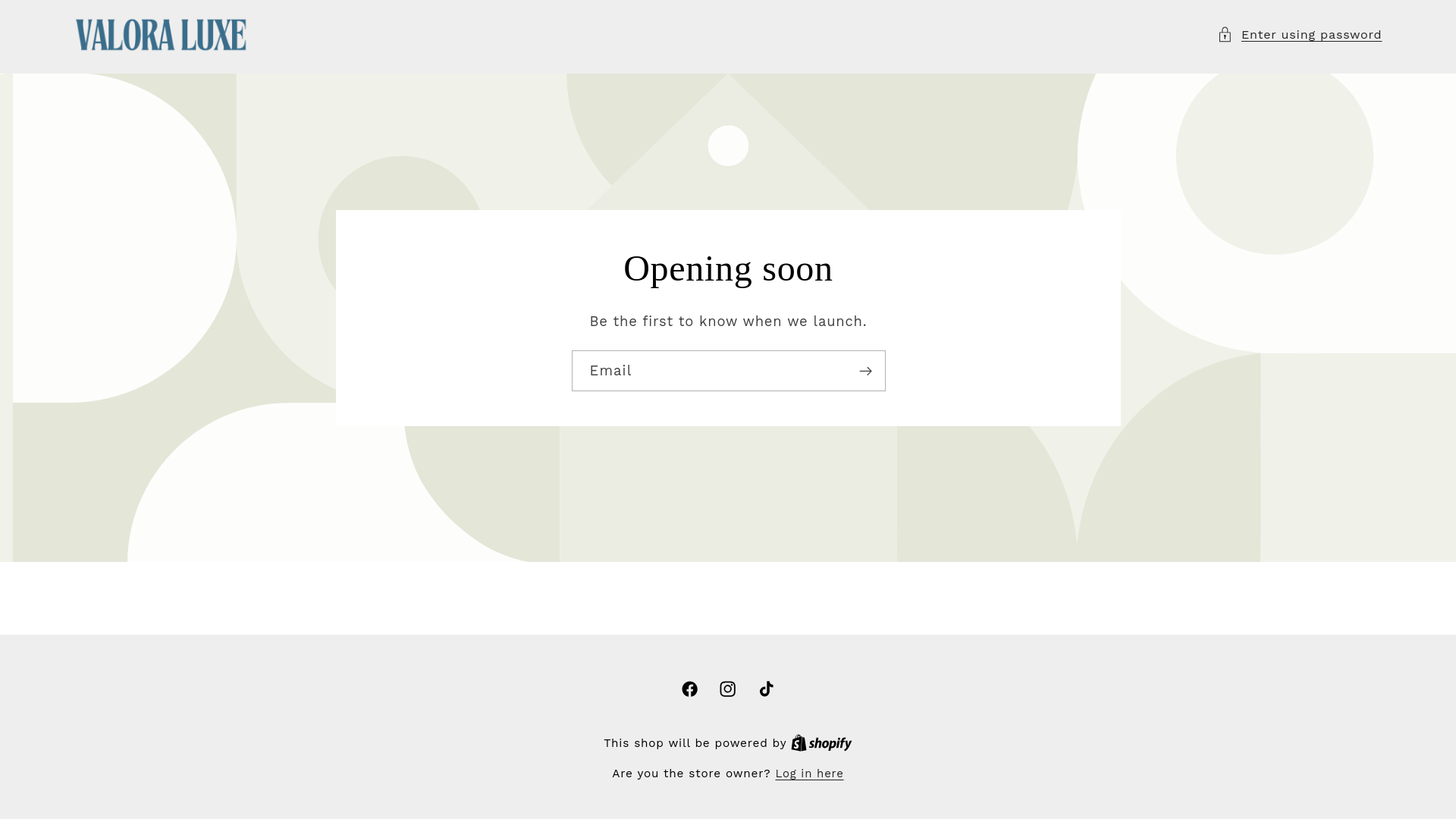 website screenshot of https://valoraluxe.net/