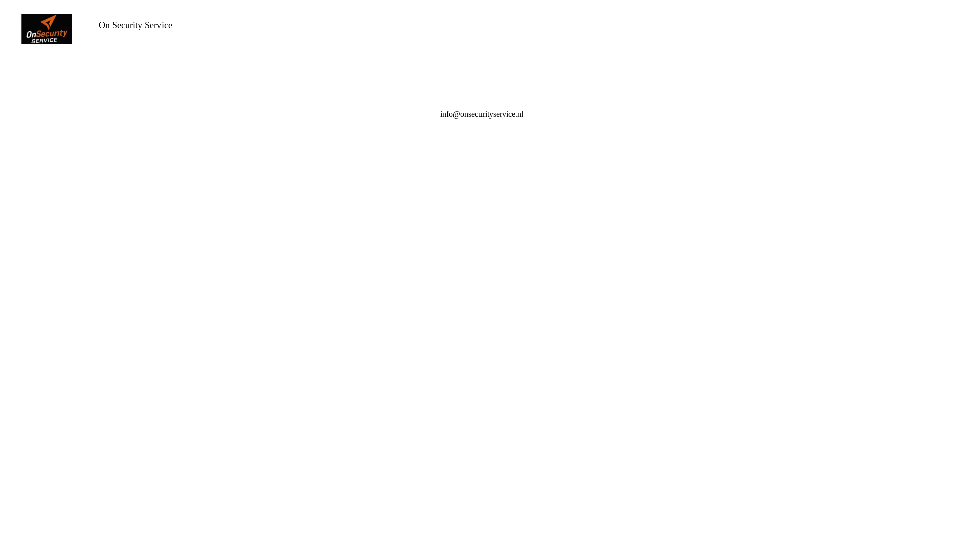 website screenshot of https://onsecurityservice.nl/