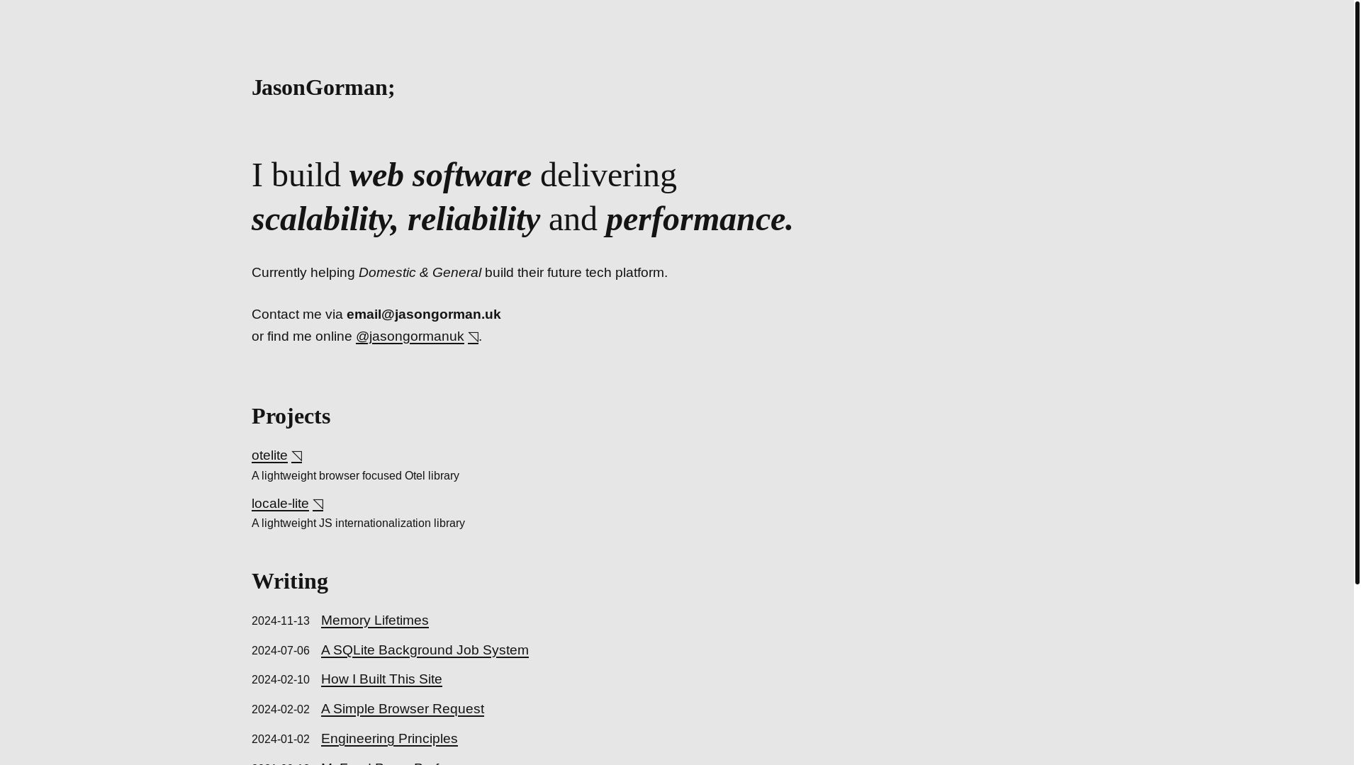 website screenshot of https://jasongorman.pages.dev/