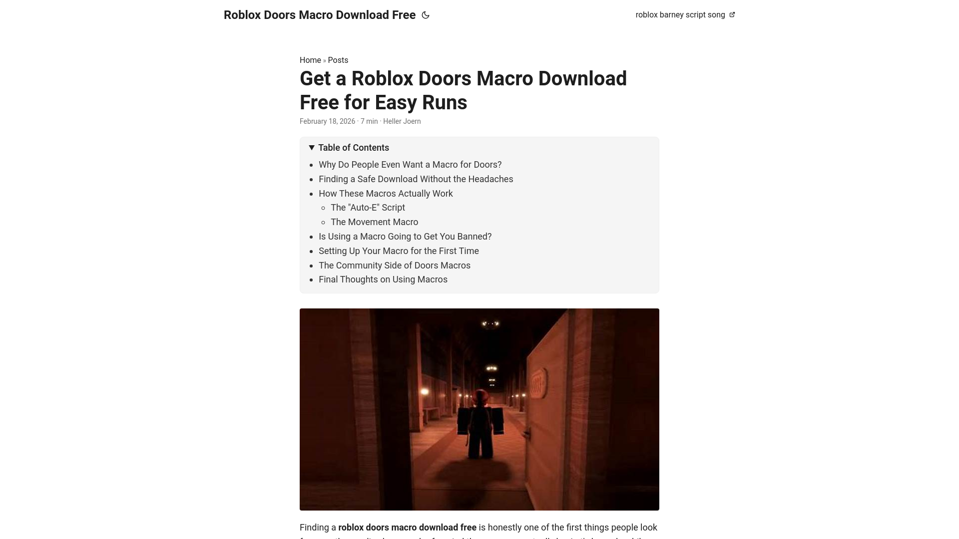 website screenshot of https://roblox-doors-macro-download-free.pages.dev/